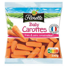 Minis Carottes Pelées - 450 g